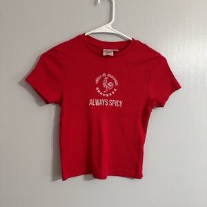 Huy Fong Red Sriracha Tee Shirt Size Medium